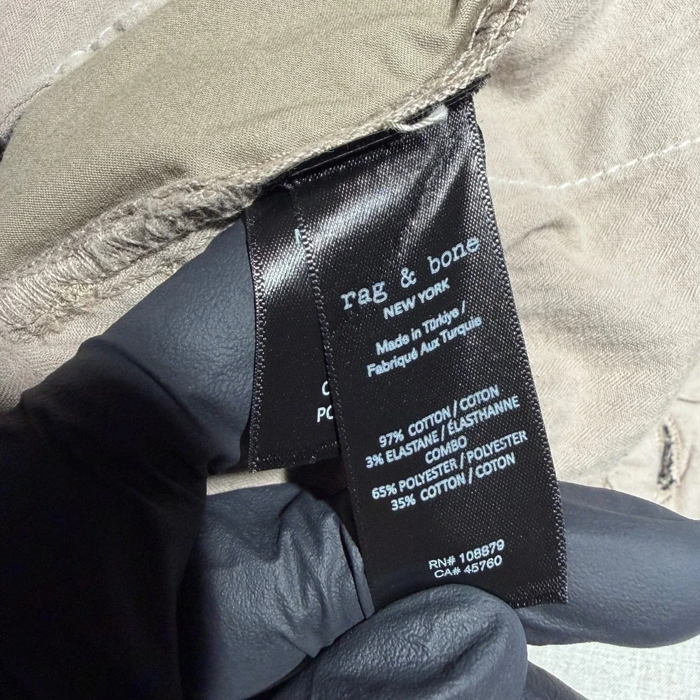 rag & bone Standard Chino Pants Mens 30 Desert Straight MBW24P7017T3ML Stretch